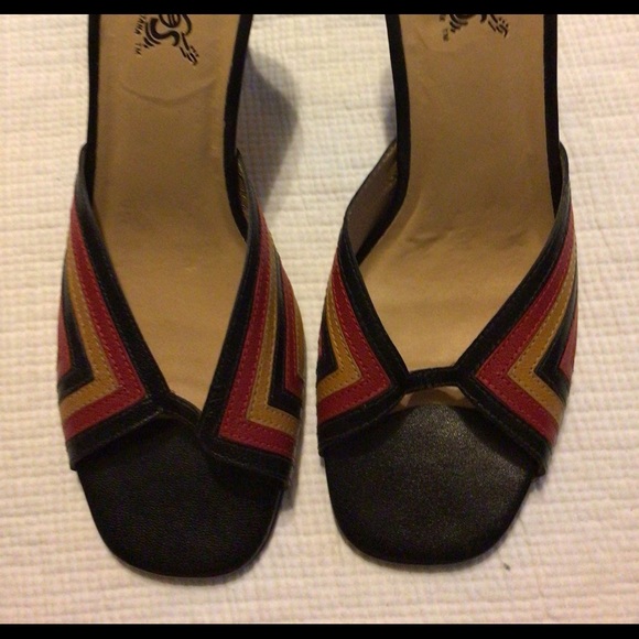 Carlos Santana slip-on high heel sandals, size 8 - Picture 2 of 5